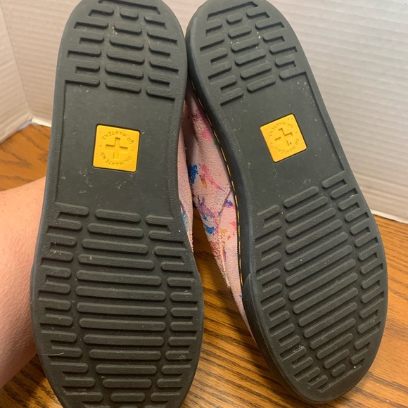 Dr. Martens Pink splash paint look SoftWair Interior Size 8 - Picture 8 of 10